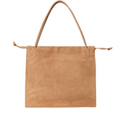 Handbag large dulse in suede 