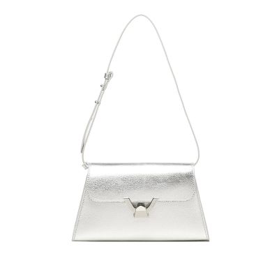 Mini bag dew in pelle con grana
