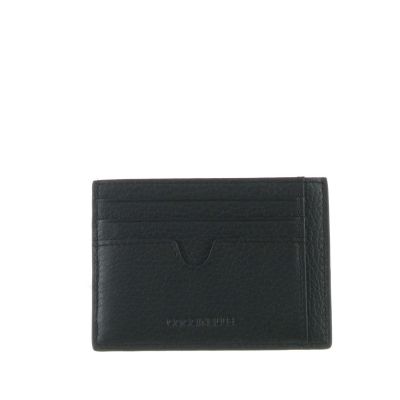 Porta carte man collection in pelle con grana