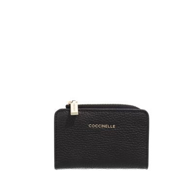 Portafogli metallic soft in pelle martellata