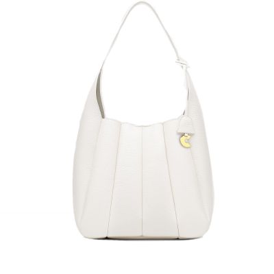 Shopping bundie medium in pelle martellata