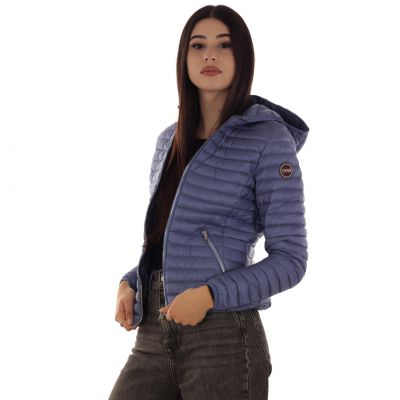Piumino sportivo punky con cappuccio