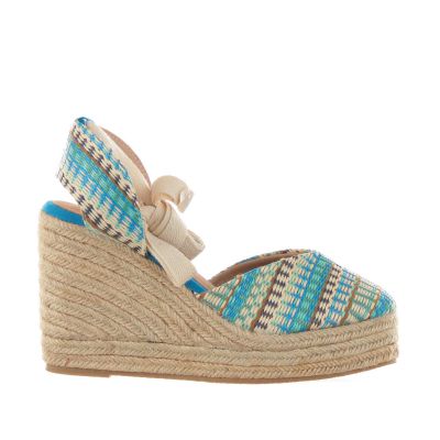Espadrillas in rafia multicolor 