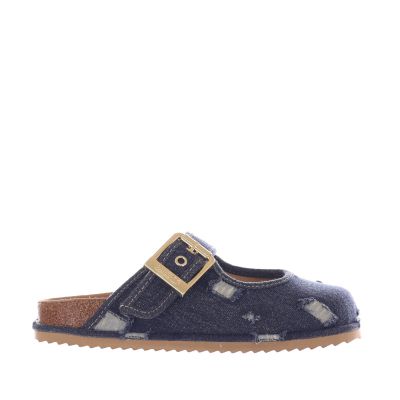 Sandalo mary-jane in denim