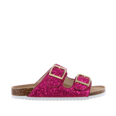 Slides in glitter con fondo in sughero