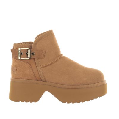 Stivaletto basic clogform in camoscio