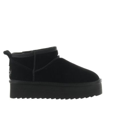 Stivaletto platform winter boot in camoscio