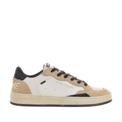 Sneaker chelsea in pelle e glitter