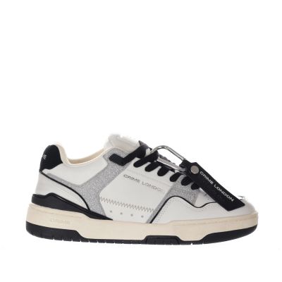 Sneaker dribble in pelle e camoscio