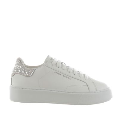 Sneaker new extralight in pelle con strass