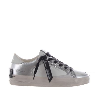 Sneaker sk8 deluxe in pelle con glitter