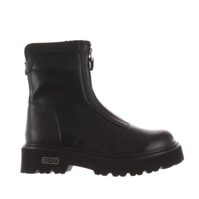 Stivaletto slash 4346 in pelle con zip frontale
