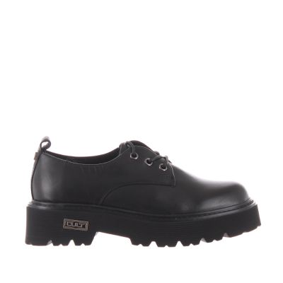 Stringata derby slash 3041 in pelle