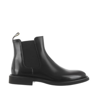 Stivaletto beatles in pelle semilucida