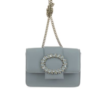 Borsa  xeno small mezza patta in pelle