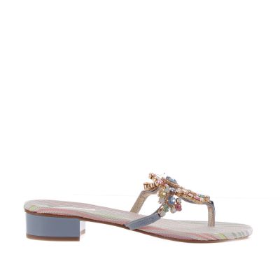 Infradito vieste multicolor t25 in nappa