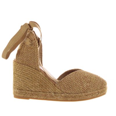 Espadrillas cof hilo in filo di cotone e lurex