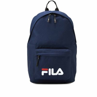Zaino con tasca frontale e logo