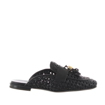 Sabot in pelle intrecciata