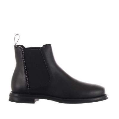 Stivaletto beatles in pelle con borchie