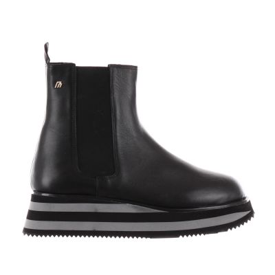 Stivaletto beatles in pelle