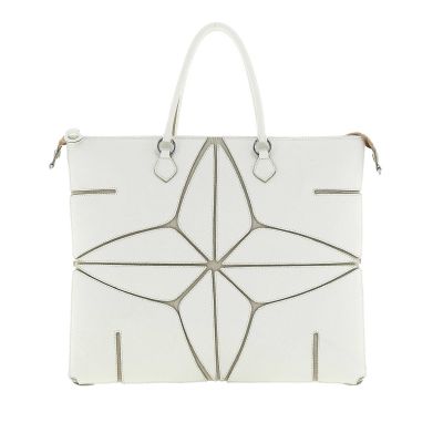 Borsa shopping sterlizia l in pelle martellata