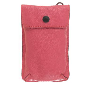 Porta cellulare in pelle ruga