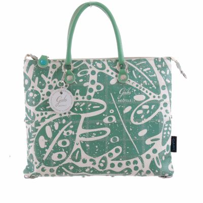 Shopper g3 plus m in pelle stampata