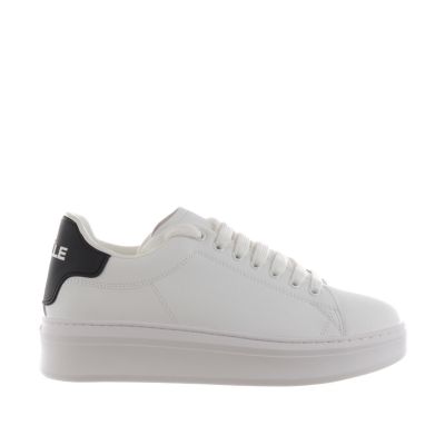 Sneaker addict con patch rubber in ecopelle