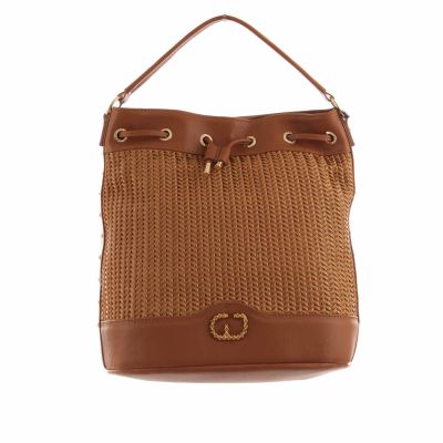 Borsa bucket delia in similpelle