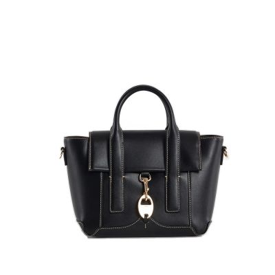 Borsa top handle in similpelle