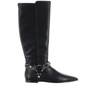 Stivale a punta flossy greedy in pelle