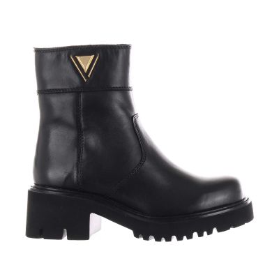 Tronchetto fedora in pelle