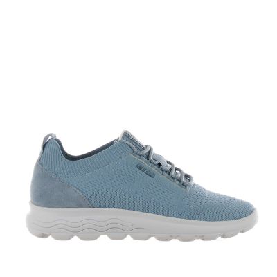 Sneaker spherica in maglia e camoscio