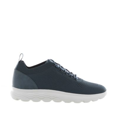 Sneaker spherica in maglia e pelle