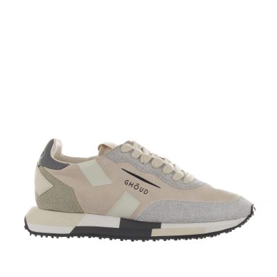 Sneaker rush multicolor in nylon e camoscio