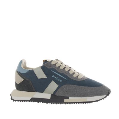 Sneaker rush multicolor in nylon e camoscio