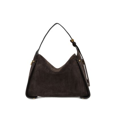 Borsa a mano penelope small in camoscio