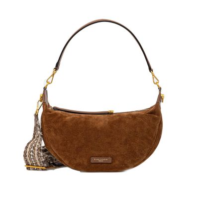 Borsa a spalla aisha in camoscio