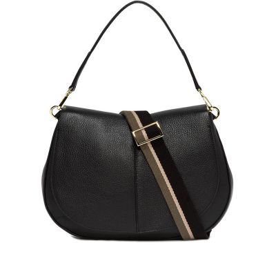 Borsa a spalla helena round in pelle