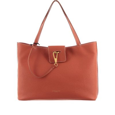 Borsa a spalla marisol in pelle con grana