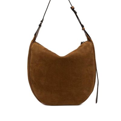 Borsa a tracolla charlotte large in camoscio