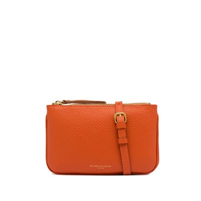 Pochette frida in pelle martellata