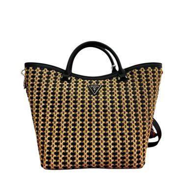 Handbag atalia tote in rafia e similpelle