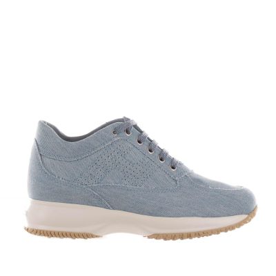 Interactive in denim con h traforata