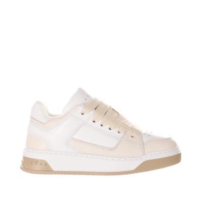 Sneaker chamallow in nappa e pelle liscia