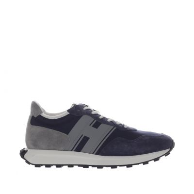Sneaker h601 in suede e tessuto tecnico