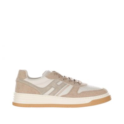 Sneaker h630 in denim e pelle