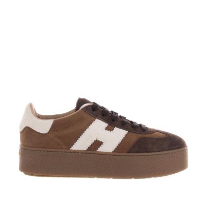 Sneaker h698 in camoscio