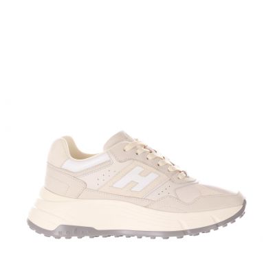 Sneaker hi-fi in nabuk e pelle